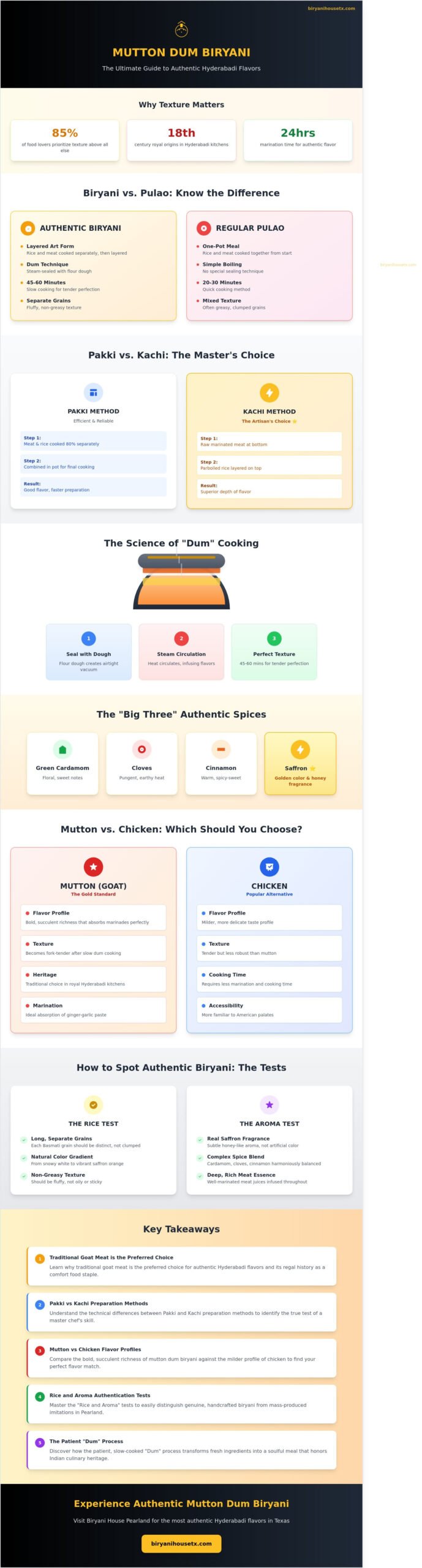 Mutton Dum Biryani in Pearland: Comparing Authentic Hyderabadi Flavors