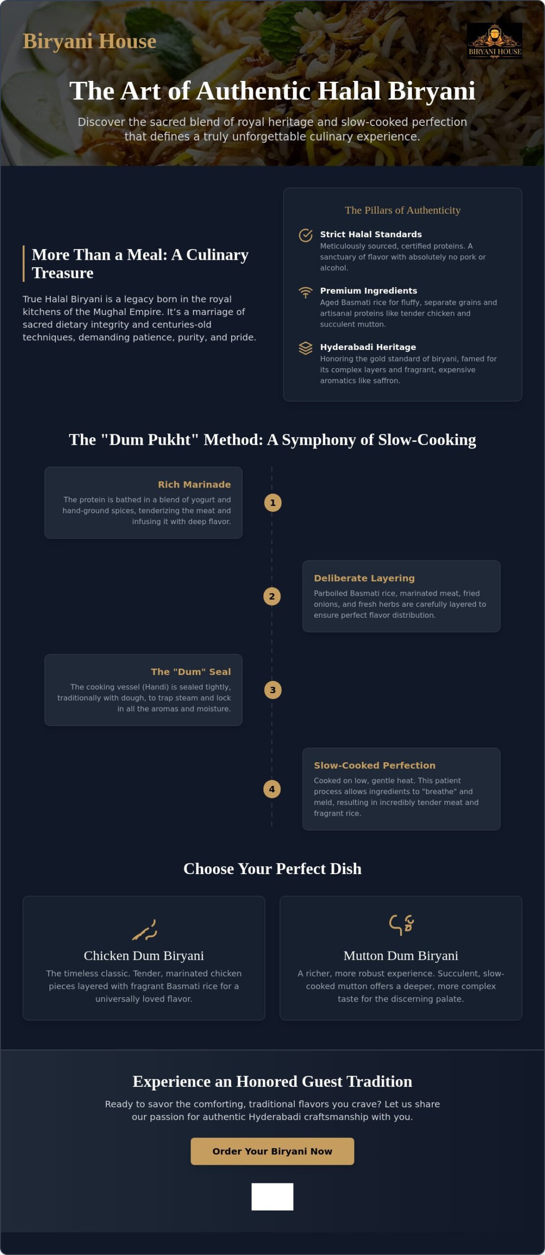 The Ultimate Guide to Authentic Halal Biryani: Tradition in Every Grain